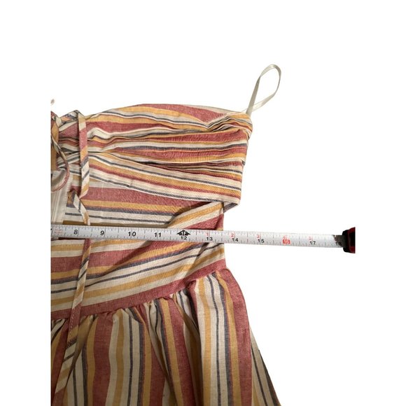 STRIPPED MAXI DRESS SIZE LARGE | L1 - Picture 4 of 4